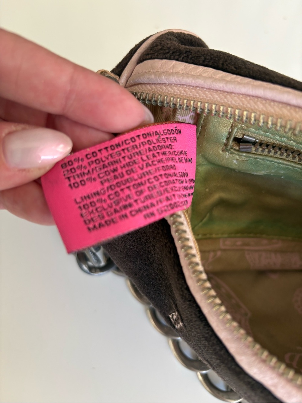 Y2K JUICY COUTURE ‘I Love Couture’ Mini Bag - Picture 13 of 14